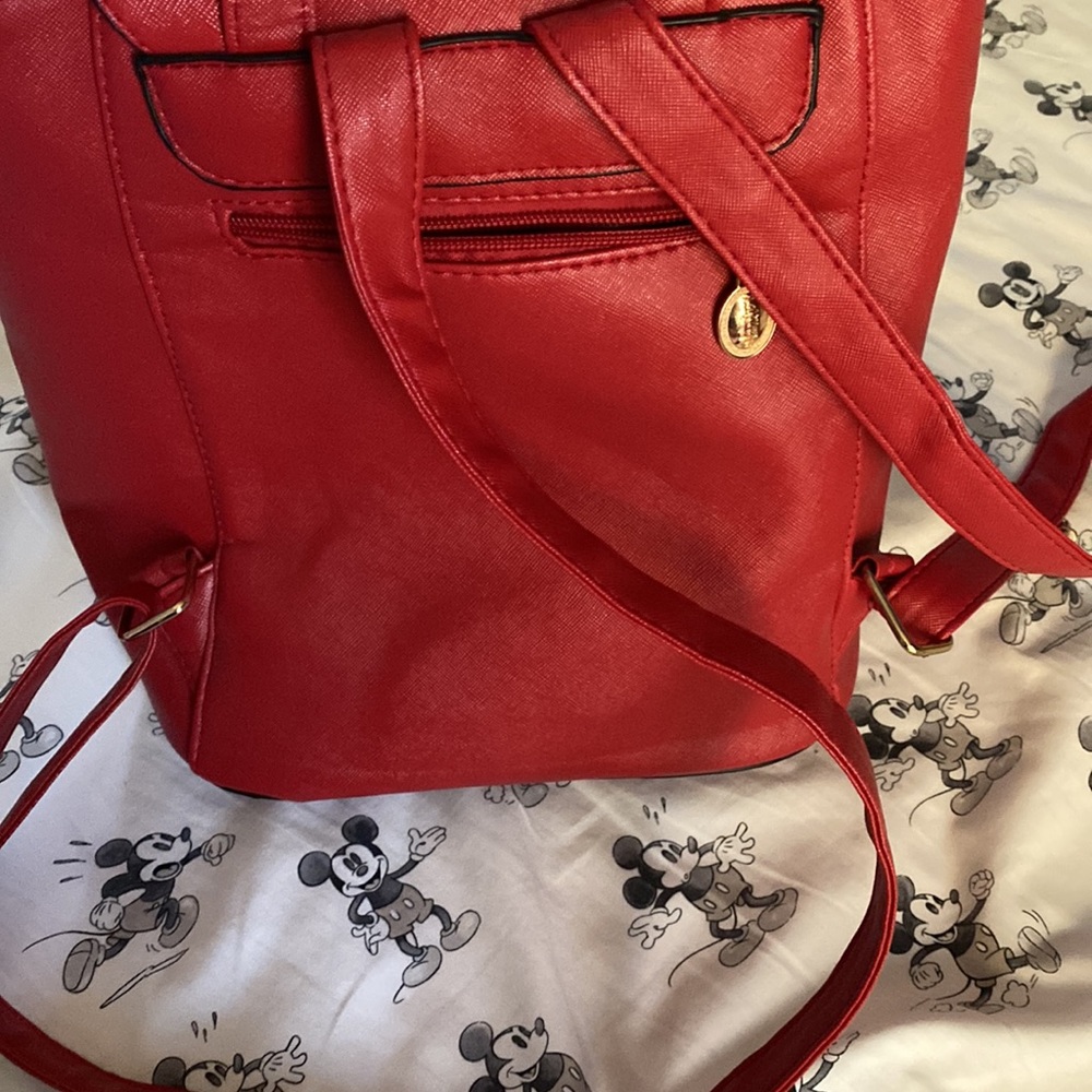 Disney Castle mini-backpack, red. Pleather material. - Picture 5 of 6